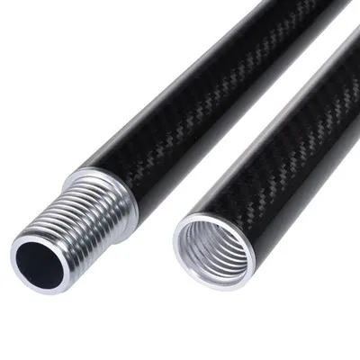 Tub telescopic din fibră de carbon cu aluminiu