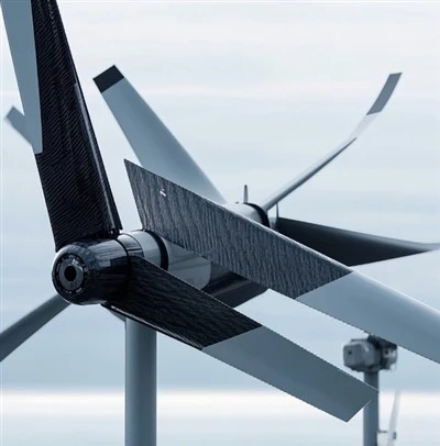 Lame de turbină eoliană din fibră de carbon