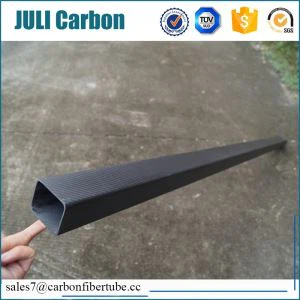 Mare rezistență de 1,8 metri lungime mat 3k fibra de carbon Squqre Tube