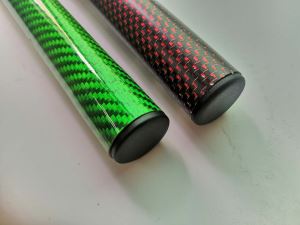 Tub din fibră de carbon 3k Verde